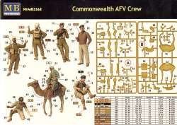 Master Box 1/35 Commonwealth AFV Crew in North Africa