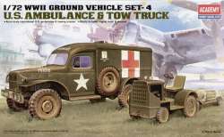 Academy 1/72 US Ambulance and Towing Tractor