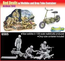 Dragon 1/35 Red Devils w/Welbike & Drop Tube Container