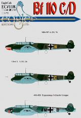 EagleCals 1/32 Messerschmitt Bf 110C/D Decals