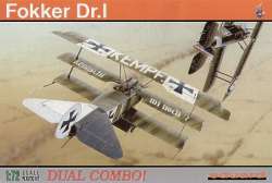 Eduard 1/72 Fokker DR.I Dual Combo
