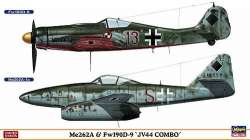 Hasegawa 1/72 Messerschmitt Me 262A & Focke-Wulf Fw 190D-9 "JV 44 Combo"