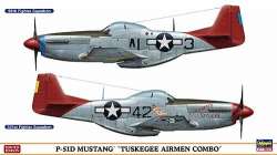 Hasegawa 1/72 P-51D Mustang "Tuskegee Airmen Combo"