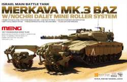 Meng 1/35 Merkava Mk.3 BAZ with Nochri Dalet Mine Roller System