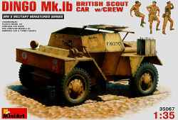 MiniArt 1/35 Dingo Mk.Ib British Scout Car w/Crew