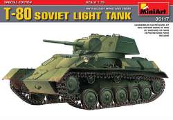 MiniArt 1/35 T-80 Soviet Light Tank Special Edition