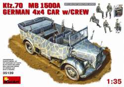 MiniArt 1/35 Kfz.70 MB1500A German 4x4 Car w/Crew