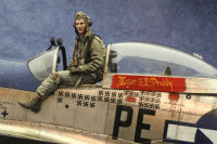 EagleParts 1/32 Major George Preddy Figure
