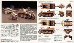 Tamiya 1/48 Kettenkraftrad w/Infantry Cart & Goliath Demolition Vehicle
