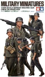 Tamiya 1/35 German Machine Gun Crew on Manoeuvre