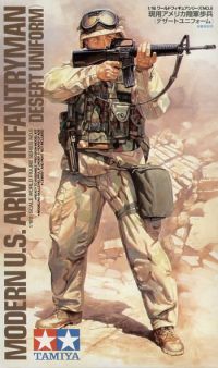 Tamiya 1/16 Modern US Army Infantryman (Desert Uniform)