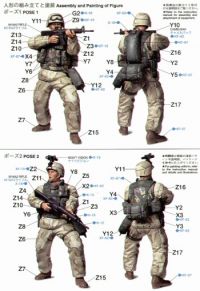 Tamiya 1/16 Modern US Army Infantryman (Desert Uniform)