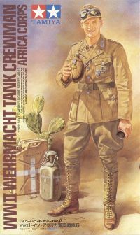 Tamiya 1/16 WWII Wehrmacht Tank Crewman Afrika Korps
