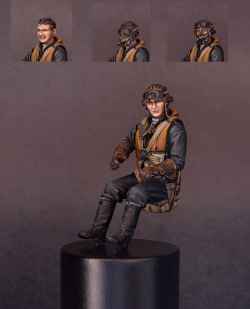 Wings 1/32 Seated RAF Fighter Pilot by Mike Good