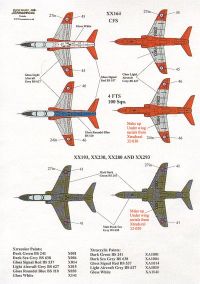 Xtradecal 1/32 BAe Hawk Early Colour Schemes 1997-1993