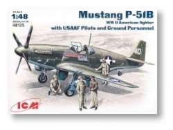 ICM 1/48 P-51B Mustang with Pilots and Ground Personnel
