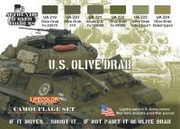 Lifecolor US Olive Drab Paint Set