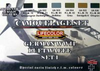 Lifecolor German WWII Luftwaffe Paint Set 1