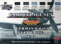 Lifecolor German WWII Luftwaffe Paint Set 2